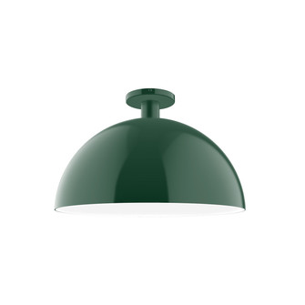 Ray One Light Flush Mount in Forest Green (518|FMDX47242)