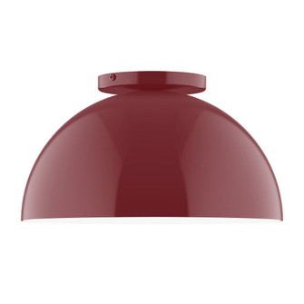 Arcade One Light Flush Mount in Vermillion (518|FMD432G1526)
