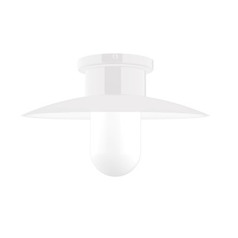Gambler One Light Flush Mount in White (518|FMD04244)