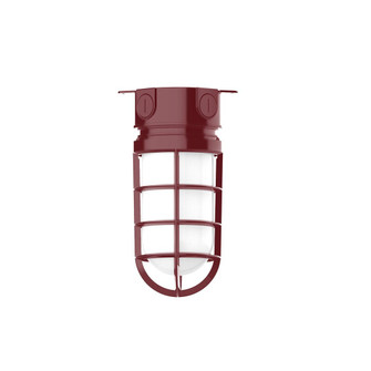 Vaportite One Light Flush Mount in Vermillion (518|FMC05026G07)