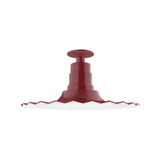 Radial One Light Flush Mount in Bronze Matte (518|FMB15957G06)
