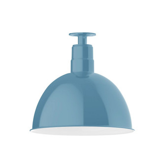 Deep Bowl One Light Flush Mount in Bronze Matte (518|FMB11757G05)