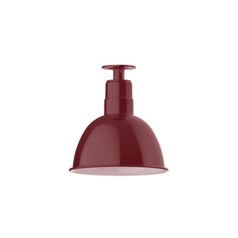Deep Bowl One Light Flush Mount in Vermillion (518|FMB11626W12)