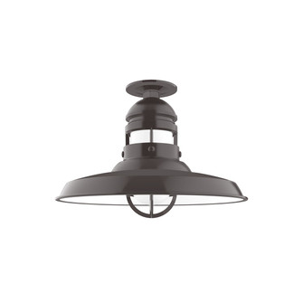 Liberty One Light Flush Mount in Architectural Bronze (518|FMB07051)