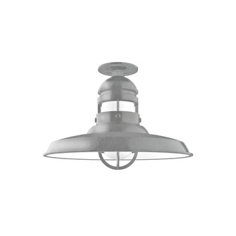 Liberty One Light Flush Mount in Painted Galvanized (518|FMB07049)