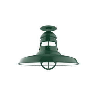 Liberty One Light Flush Mount in Forest Green (518|FMB07042)