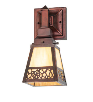 Split Mission One Light Wall Sconce in Mahogany Bronze Mahogany Bronze (57|280854)