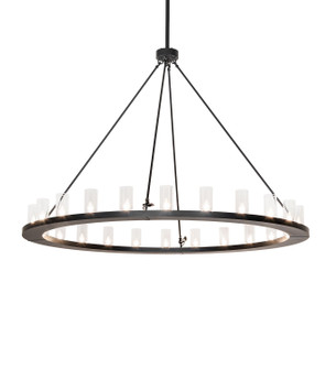 Loxley 24 Light Chandelier in Solar Black (57|280227)