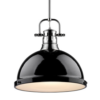 Duncan One Light Pendant in Chrome (62|3604LCHBK)