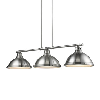 Duncan Three Light Linear Pendant in Pewter (62|36023LPPWPW)