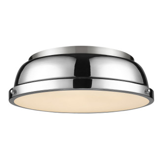 Duncan Two Light Flush Mount in Pewter (62|360214PWCH)