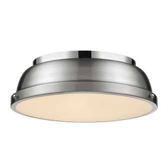 Duncan Two Light Flush Mount in Chrome (62|360214CHPW)