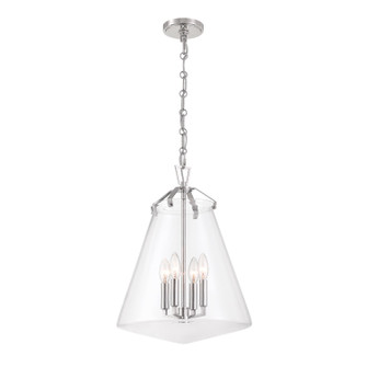 Voss Four Light Pendant in Polished Nickel (60|VSS7015PN)