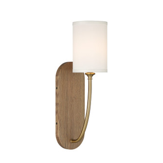 Preston One Light Wall Sconce in Vibrant Gold (60|PRE461VGWD)