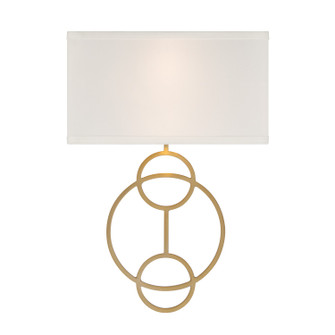 Laurel Two Light Wall Sconce in Vibrant Gold (60|LRL992VGWH)