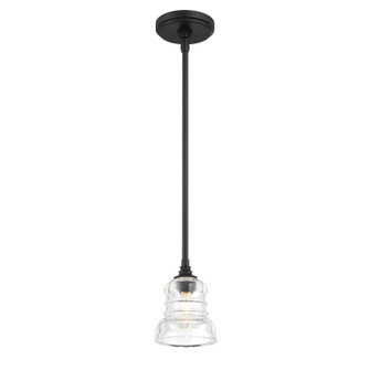 Gregory One Light Mini Pendant in Matte Black (60|GRG1040MK)