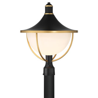 Atlas One Light Outdoor Post Mount in Matte Black + Textured Gold (60|ATL719MKTG)