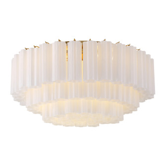 Addis 16 Light Flush Mount in Aged Brass (60|ADD331AGWH)