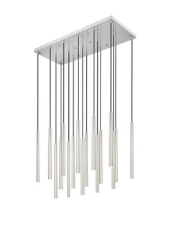 Forest LED Linear Chandelier in Brushed Nickel (224|919MP2417LBNLED)