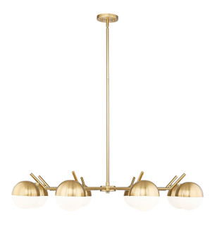 Realm Sphere Eight Light Chandelier in Modern Gold (224|75178MGLD)