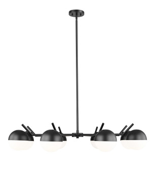 Realm Sphere Eight Light Chandelier in Matte Black (224|75178MB)