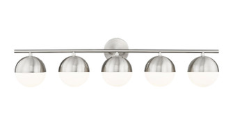 Realm Sphere Five Light Vanity in Brushed Nickel (224|75175VBN)