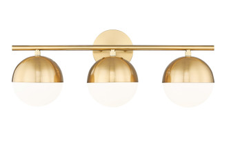 Realm Sphere Three Light Vanity in Modern Gold (224|75173VMGLD)
