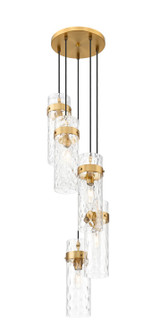 Fontaine Five Light Chandelier in Rubbed Brass (224|7002P55RRB)