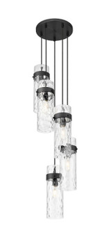Fontaine Five Light Chandelier in Matte Black (224|7002P55RMB)