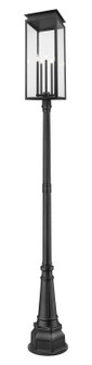 Nova Five Light Outdoor Post Mounted Fixture in Black (224|5018PHXLR564PBK)