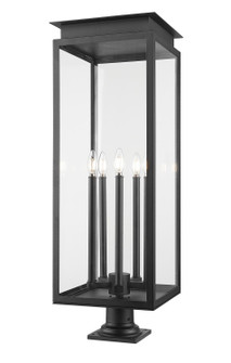 Nova Five Light Outdoor Pier Mounted Fixture in Black (224|5018PHXLR533PMBK)