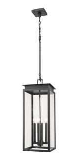 Nova Four Light Outdoor Chain Mount Ceiling Fixture in Black (224|5018CHBBK)