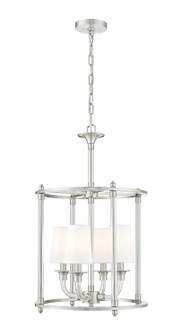 Katerina Four Light Chandelier in Brushed Nickel (224|19504CBN)