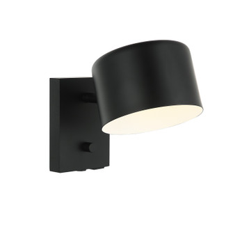 Clinton One Light Wall Sconce in Black (423|S16601BK)