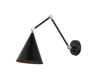 Pearson One Light Wall Sconce in Matte Black (423|S16521MB) Pearson One Light Wall Sconce in Matte Black (423|S16521MB)