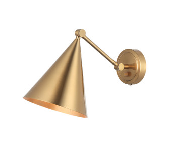 Pearson One Light Wall Sconce in Aged Gold Brass (423|S16511AG)