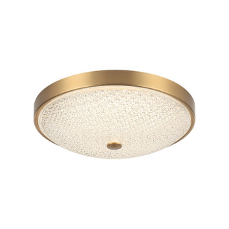 Bella One Light Flush Mount in Aged Gold Brass (423|M19312AG)