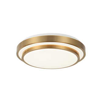 Helix One Light Flush Mount in Aged Gold Brass (423|M18915AG)