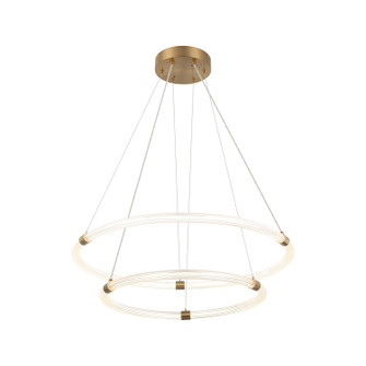 INKARA LED Pendant in Aged Gold Brass (423|C34856AG)