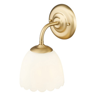 Dorinda One Light Wall Sconce in Brushed Champagne Brass (62|69541WBCBOP)