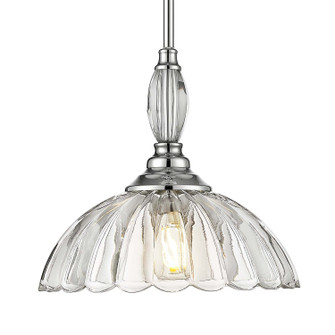 Audra One Light Pendant in Chrome (62|6952MCHCLR)