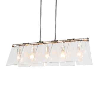 Serenity Five Light Linear Pendant in Pewter (62|6072LPPWHWG)