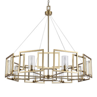 Marco Eight Light Chandelier in Brushed Champagne Brass (62|60688BCB)