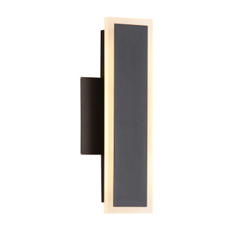 Obsidian LED Outdoor Wall Sconce in Sand Black (62|4072OWL12SNB)