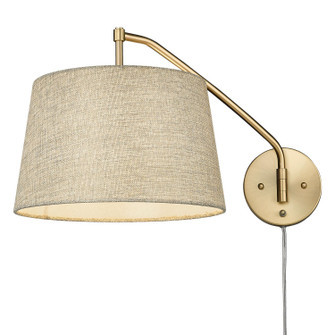 Ryleigh One Light Swing Arm in Brushed Champagne Brass (62|3694A1WBCBNS)