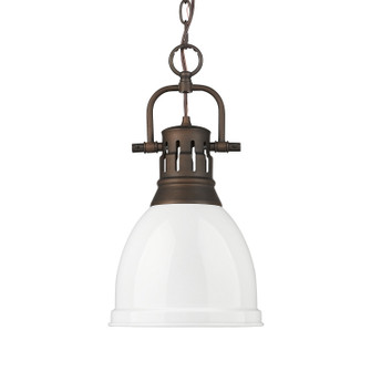 Duncan One Light Pendant in Rubbed Bronze (62|3602SRBZWH)