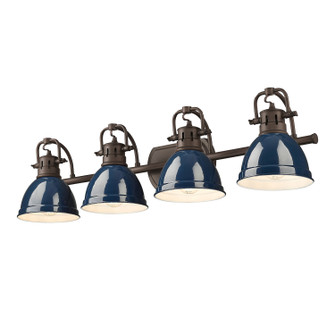 Duncan Four Light Vanity in Rubbed Bronze (62|3602BA4RBZNVY)