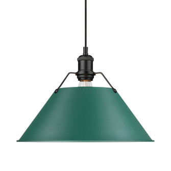 Orwell One Light Pendant in Matte Black (62|3306LBLKGN)
