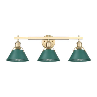 Orwell Three Light Vanity in Brushed Champagne Brass (62|3306BA3BCBGN)