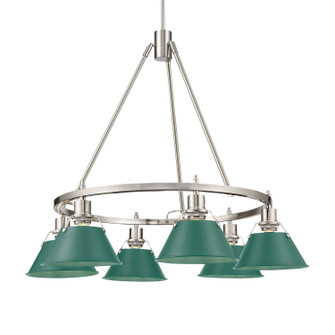 Orwell Six Light Chandelier in Pewter (62|33066PWGN)